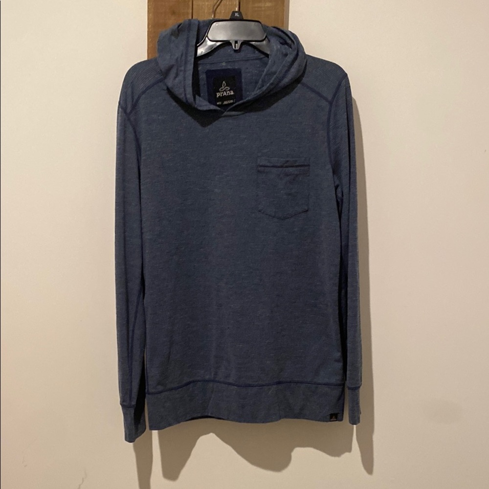 Prana Navy Hooded Pullover